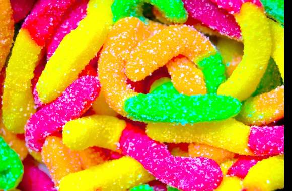 Sweet Delights of Colorful Candy Wonders