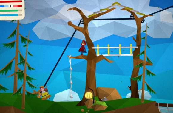 Tailwind Journey Game Tranquil Forest Scene