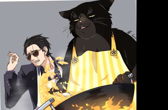 Tatsu (The Way Of The Househusband) Yukichi (The Masterful Cat Is Depressed Again Today) Anime Crossover