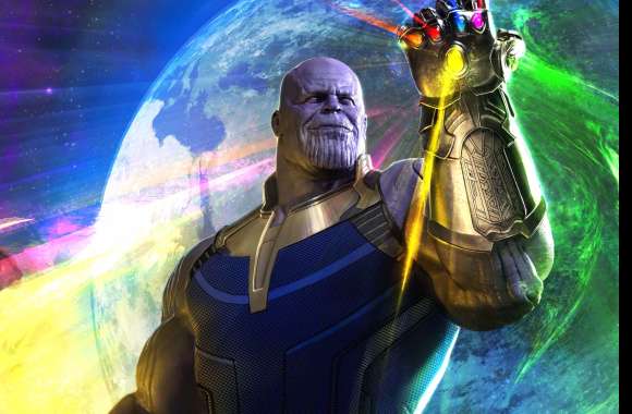 Thanos with Infinity Gauntlet