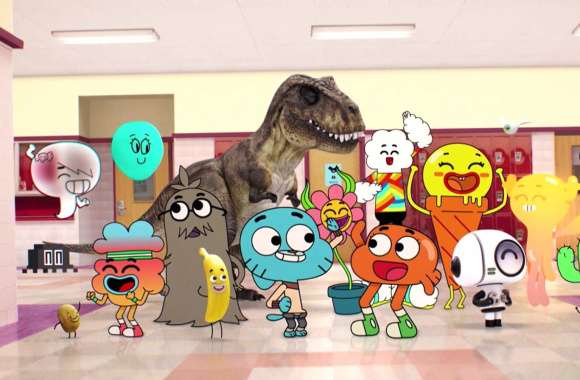 The Amazing World of Gumball - Gumball and Darwin Watterson Adventure Scene wallpapers hd quality
