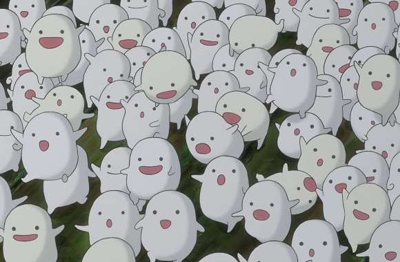The Boy and the Heron Movie-Inspired of Adorable Cartoon Ghosts