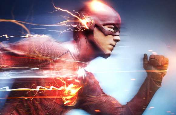 The Flash (2014) - Barry Allen in Action wallpapers hd quality