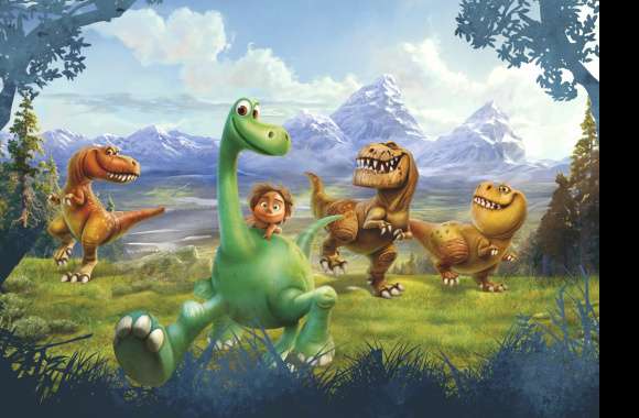 The Good Dinosaur Animated Dino Adventure Background