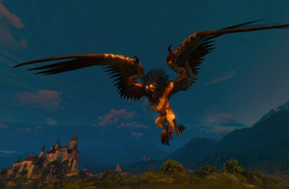 The Witcher 3 - Griffin Attack