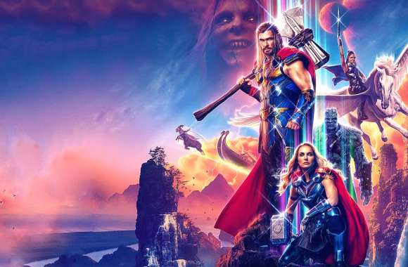 Thor Love and Thunder - Epic Marvel Movie Art