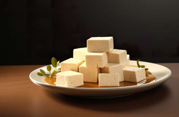 Tofu Food Wallpaper