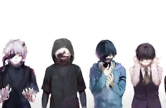 Tokyo Ghoul Ensemble Ken Kaneki wallpapers hd quality