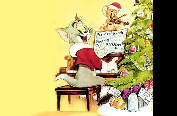 Tom and Jerry Festive