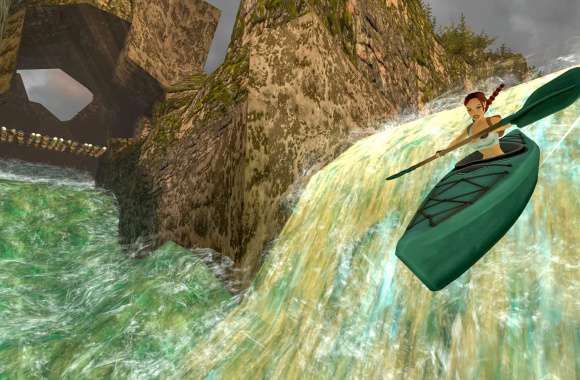 Tomb Raider Remastered - Adventurous Kayaking Scene