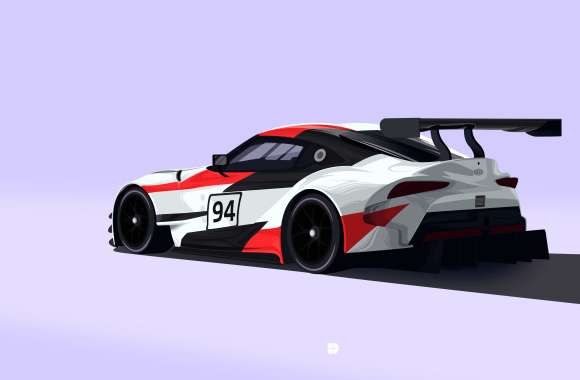 Toyota supra vector illustration wallpapers hd quality