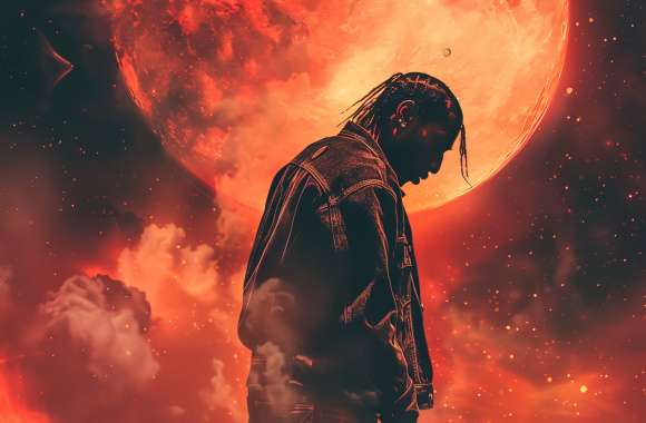 Travis Scott Moon Rapper