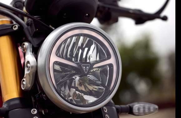 Triumph Speed 400 Motorcycle Headlight wallpapers hd quality