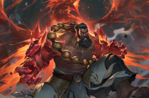 Udyr Unleashed Fiery HD League of Legends Wallpaper