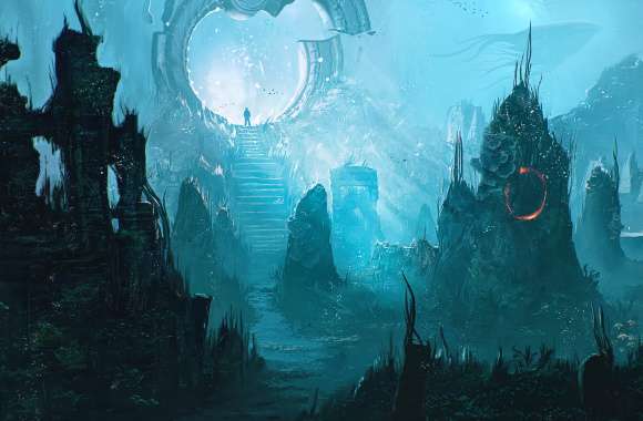 Underwater Ruin Video Game Sherlock Holmes The Awakened 8k Ultra