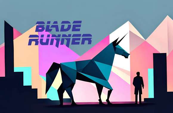 Unicorn Minimalist Rick Deckard Movie Blade Runner 8k Ultra