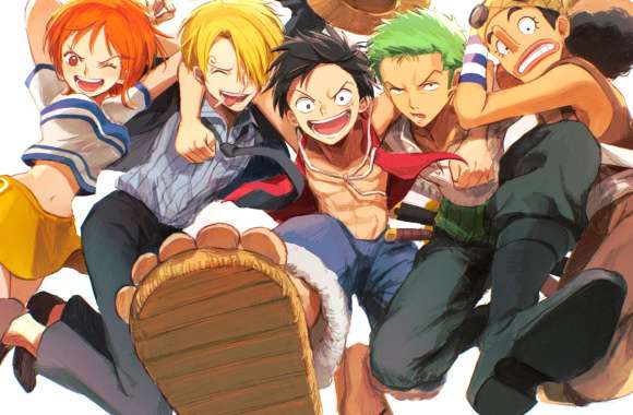 Usopp (One Piece) Roronoa Zoro Monkey D. Luffy Sanji (One Piece) Nami (One Piece) Anime One Piece