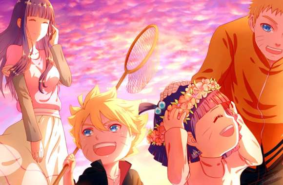 Uzumaki Family Sunset - Boruto