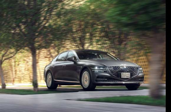 Vehicle Genesis G80 wallpapers hd quality