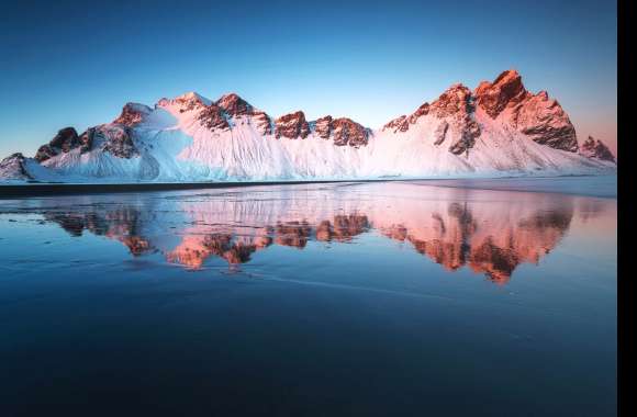 Vestrahorn Mountain Majesty HD Nature Wallpaper