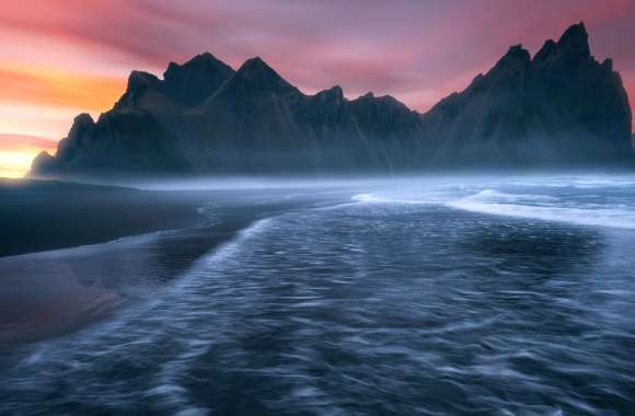 Vestrahorn mountain Scenic