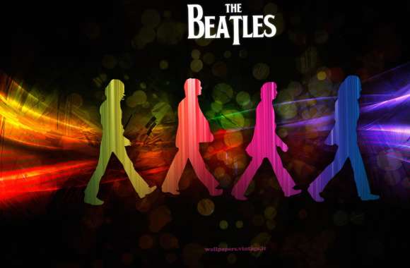 Vibrant Beatles A Colorful Musical Journey