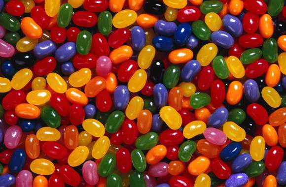 Vibrant Candy Delight of Colorful Treats