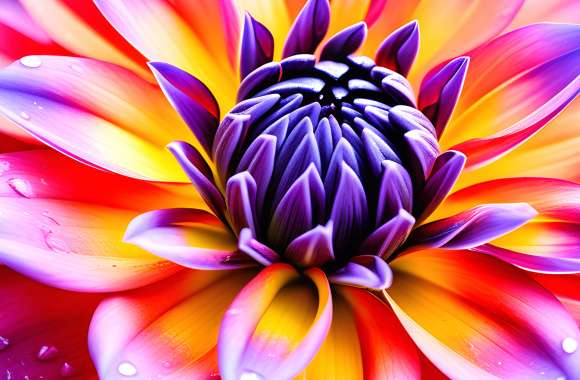 Vibrant Dahlia flower