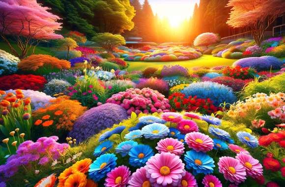 Vibrant Flower Garden