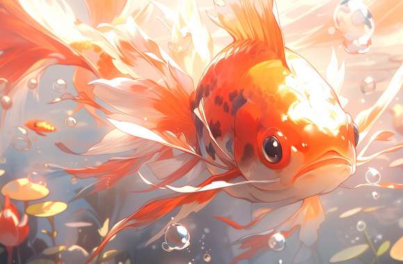 Vibrant Goldfish