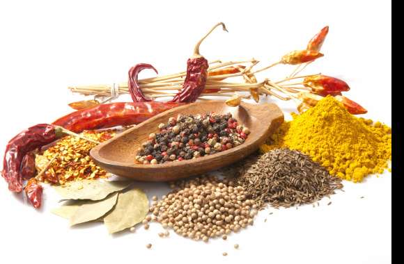 Vibrant Herbs and Spices A HD Culinary Delight