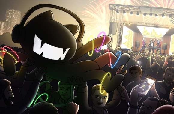 Vibrant Monstercat Music Celebration