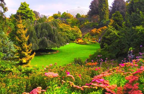 Vibrant Spring in Queen Elizabeth Gardens A Stunning