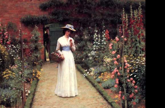Vintage Floral Garden -