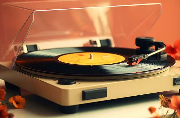 Vintage Turntable - Vinyl Record Player