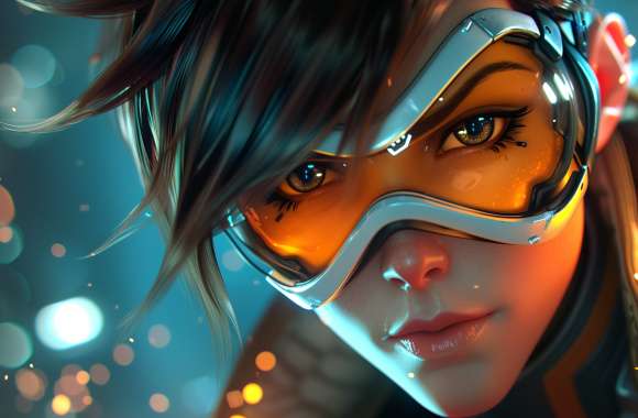 Vivid Tracer Portrait - Overwatch