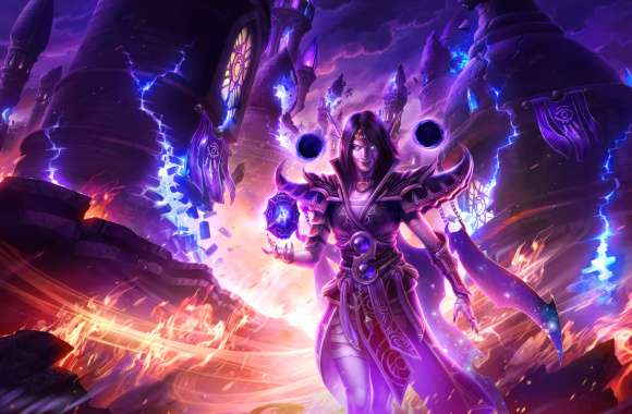 Voidweaver Shadow Priest in WOW The War Within wallpapers hd quality