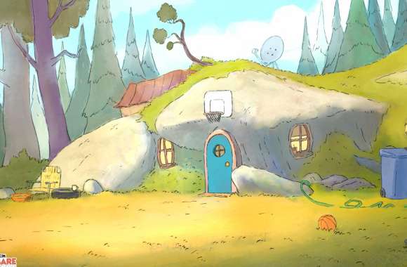 We Bare Bears Cave Home - HD Cartoon Wallpaper