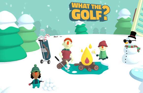 What the Golf Game Winter Theme