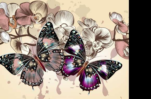 Wings Flower Vector Animal Butterfly