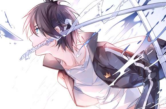 Yato in Action Noragami