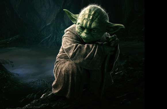 Yoda Jedi Master in the Shadows