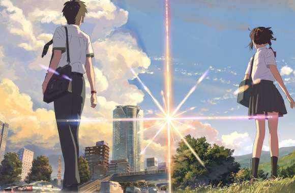 Your Name. Anime - Taki & Mitsuha