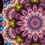 Abstract Fractal Flower wallpaper