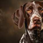 German Shorthaired Pointer Dog Portrait Wallpaper hd