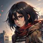 mikasa ackerman attack on titan full hd