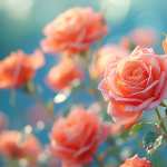 romantic pink roses high definition wallpapers