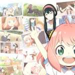 Yor Forger Anya Forger Loid Forger Bond (Spy X Family) Anime Spy X Family desktop wallpaper