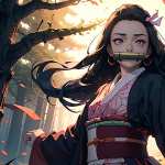 Nezuko Kamado Demon Slayer hd wallpaper