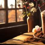 Decadent Chocolate Milkshake wallpaper